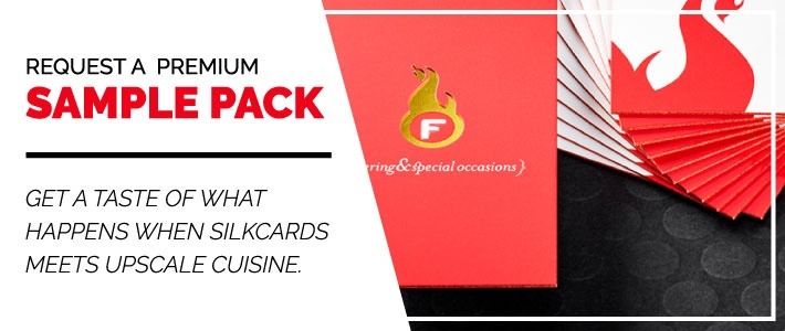 Request a Premium Restaurant Sample Pack
