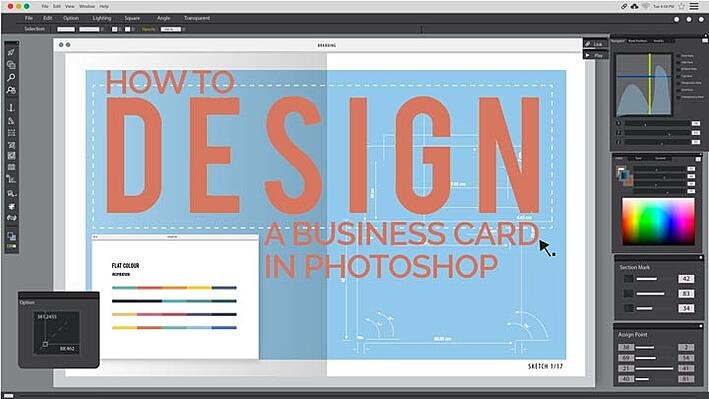 create business card template photoshop