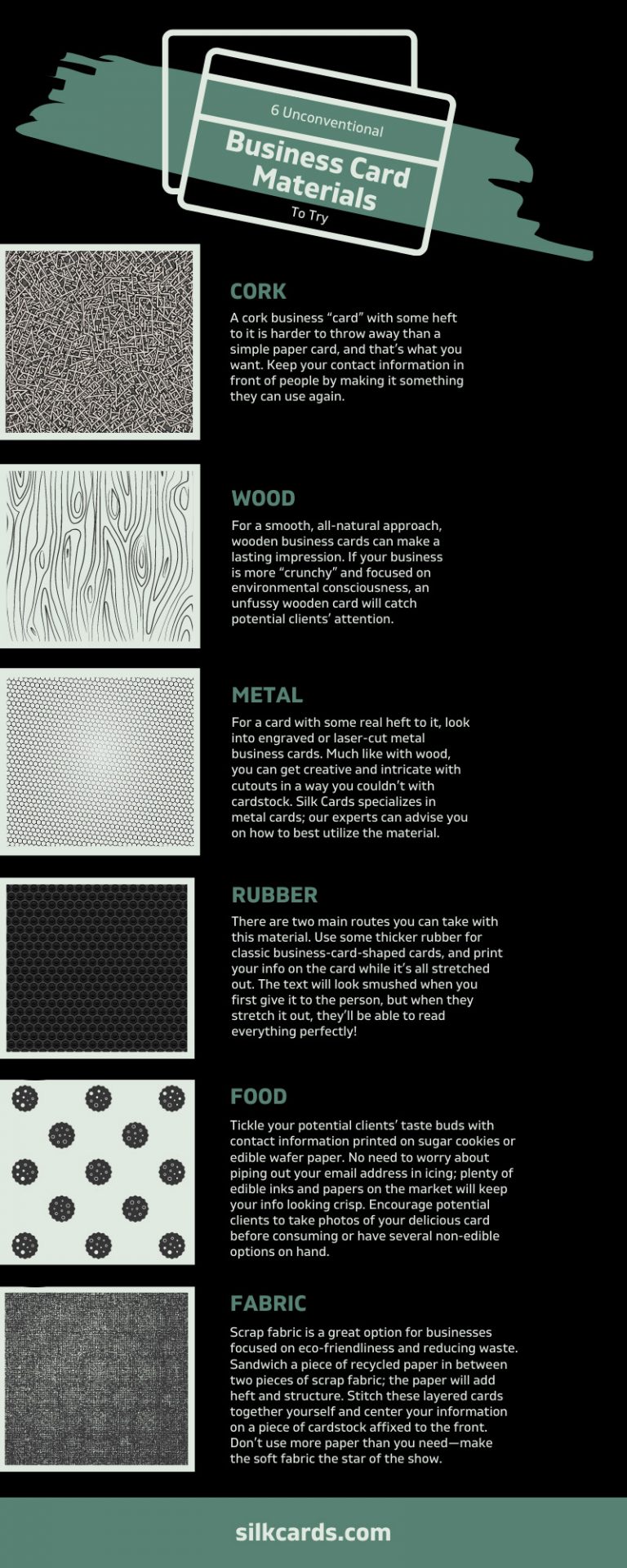 6 Unconventional Business Card Materials To Try - SilkCards Blog