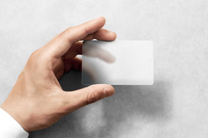 The Differences Between Clear and Frosted Business Cards
