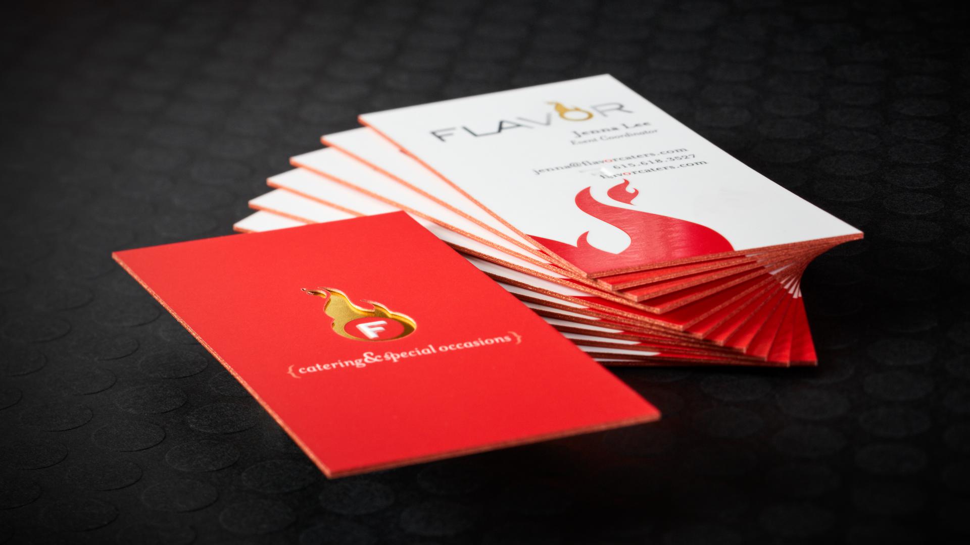 Suede Laminated Business Cards