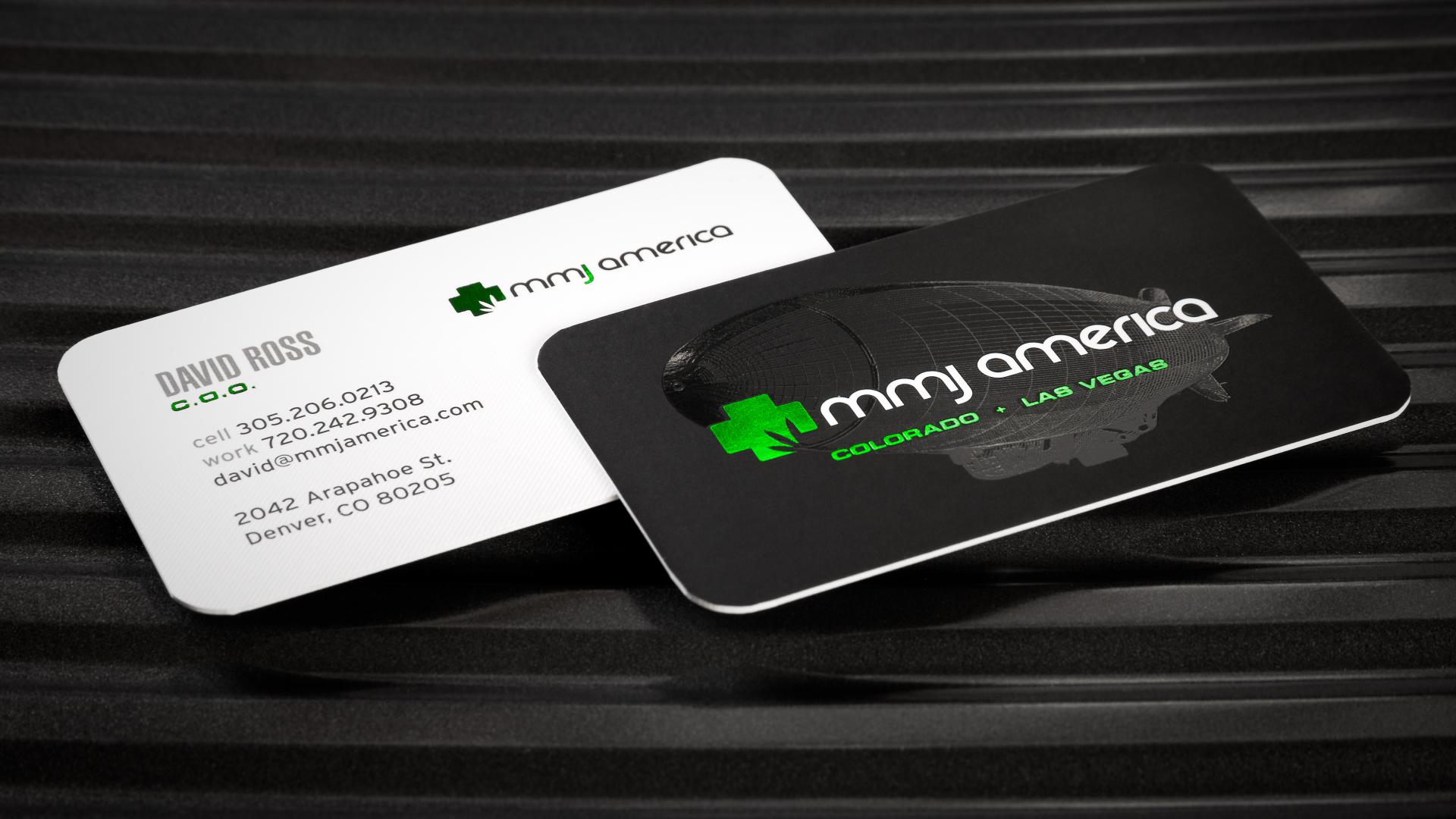 Silk Laminated Business Cards